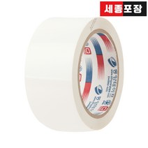 박스테이프 라바타입 OPP 투명 칼라 동양 테이프, 폭50 길이50, 10개, 백색