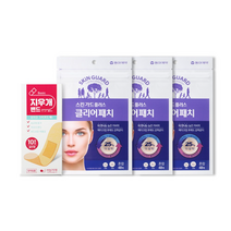 스킨가드플러스 클리어패치 48매입 x 3개 + 지우개밴드 10매입 x 1개, 1세트