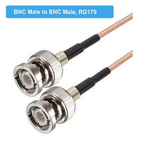 RG179 케이블 75 Ohm BNC 남성 직각 BNC 남성 플러그 커넥터 어댑터 비디오 카메라 SDI 캠코더 HD-SDI/3G-SDI/4K/8K, [03] BNC M to BNC M, [01] 15CM