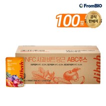 [프롬바이오] 디밥 NFC사과비트당근 ABC주스 70ml 100포*1박스, 1개, 상세 설명 참조, 상세 설명 참조
