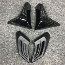 오토바이 tmax 530 방향 지시등 커버 전면 후면 테일 쉘 플래싱 라이트 커버 캡 샤이니 매트 tmax530 2017 2018 2019, f-샤이니 r-매트