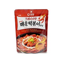 MY 샘표 떡볶이 떡꼬치 소떡 양념 불닭크림, 매운떡볶이
