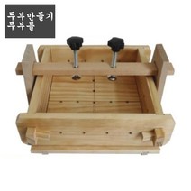 집에서 두부만들기 원목틀 두부틀 누름판 두부압축기, A, 1개