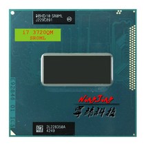 I79700F 인텔 코어 i73720QM i7 SR0ML 2.6 GHz 쿼드 8 스레드 CPU 프로세서 6M 45W 소켓 G2 rPGA988B, 한개옵션0