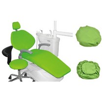 신상품 탄력 있는 치과용 의자 커버 4pcs, 초록