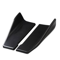 사이드스커트 바디킷 에어댐 범퍼가드 립댐 전차종 차튜닝 자동차 부품 35cm 범퍼 스포일러 리어 립 앵글 스플리터 디퓨저 프로텍터 사이드 스커트 보호 플레이트 액세서리 공급, 35cm 밝은 검정
