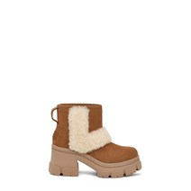 UGG 어그 for women 스웨이드 플랫폼 부츠 브루클린 선버스트 - 체스트넛