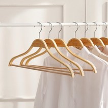 아트박스/홈앤하우스 프리미엄 논슬립 원목 옷걸이 20P, 단품, 본품