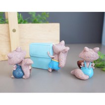 마블인형 여우인형 3종 인테리어 소품 미니어처소품