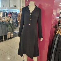 샤트렌 [온라인 인기상품] 오피스룩으로 손색 없는 V넥 카라 A라인 정장 원피스 HCBFOP104