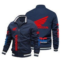 2022 Spring Autumn New Honda Wing HRC Print Men Jacket Casual Women Windbreake Motorcycle Clothing R, [05] 2XL, [03] 6DF77M20222111S