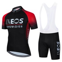 스페셜라이즈드 전기자전거 2023 INEOS 사이클링 빕 숏 남성용 산악 자전거 저지 의류 여름 컴플리트 레이싱 퀵 드라이 스포츠 세트 145424, Asian size - 3XL, INEOS 7