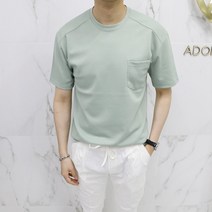 아도르클래식 에잇 포켓 기본 반팔티
