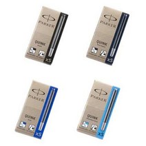 파카 만년필 잉크 카트리지 PARKER INK REFILLS Mar2980Ea, 본상품선택, 낱개-흑색, 본상품선택