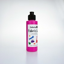 맘아트 칼라리코 직물용 염색물감 120ml 낱색, H.형광자주