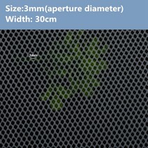 계단 난간 안전 그물망 발코니 보호 그물 어린이 다 배니스터 가드 데크 울타리 파인 메쉬 정원 마당, [01] Length 1m, [01] 3mm - width 30cm, 1개