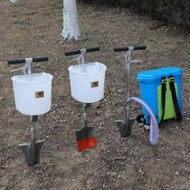 비료투입기 비료 주입기 살포기 배낭 추비 주는기계, 망간 강철 삽 두꺼운 백 배럴 뾰족한