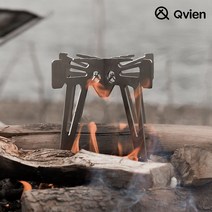 QVIEN 캠핑용 파이어 스탠드 미니화로 냄비 받침대