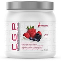 Metabolic Nutrition CGP Creatine Glycerol Phosphate 100% Micronized Creatine Powder Pre Intra Po, Fruit Punch