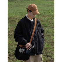 제이크전양 아메리칸 캐주얼 야구복 남성 카디건 코트 루즈핏 데일리 비행 점퍼 커플 봄옷