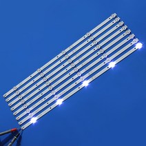 led 백 스트립 5 램프 파이 입술 55 tv k550wdc1 a1 4708 k55wdc a2113n01 a1113n01 55u5080 55put6002 55puf6092, 없음