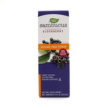 NATURES WAY 네이쳐스웨이 삼부커스 스탠다드 엘더베리 슈가 프리 시럽 240ml