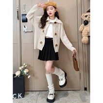 밀크봉봉 월드소년 봄 가을 여아 니트 상의