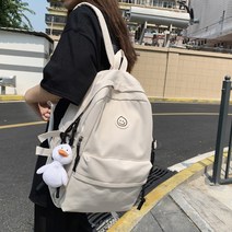 신학기 올 매치 심플 하라주쿠 귀여운 작은 배낭 여성용 방수 나일론 학교 가방