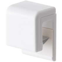 간편한 치약걸이 폼클렌징 튜브형용기 걸이 후크1+1, 화이트, 2개