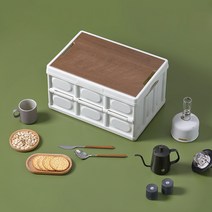 리빙생활 감성 캠핑용품 폴딩박스 공간 오픈형 캠핑박스 차박용품 플라스틱 정리함 토르 접이식 캠핑테이블 박스, 마린, 30L, 그린