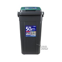 리빙월드 코멕스휴지통 50L (진회색) 사무실 약국 식당, 블루, 1개
