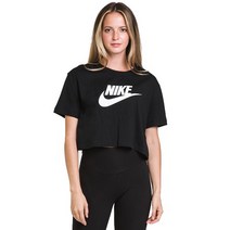 나이키 ES_나이키 여성용 티셔츠 크롭 퓨추라 BV6175-010