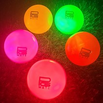 파크골프메이트 야광 LED 5종컬러 3피스구조 파크골프공, 핑크