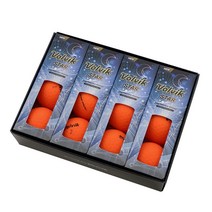 볼빅 스타 3피스 골프공, 무광오렌지, 12개