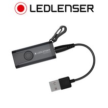 LED LENSER (레드랜서) K4R 컴팩트USB 충전식 키홀더 워크라이트 손전등 후레쉬 랜턴, 1개