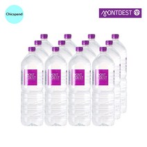 몽베스트 프리미엄 생수 2L x 12개 한국청정음료 화강암반 자연수 1급수 2리터