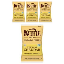 케틀브랜드 포테이토 칩 뉴욕 체다 글루텐 프리, 142g, 4개
