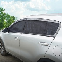 케이엠모터스 스포티지QL 차량용 모기장, 차박 모기장 윈도우set, 스포티지QL(4P)