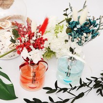 1+1 라미유 프리저브드 드라이 플라워 디퓨저 원형 120ml, [블루,화이트] 브라이트스카이