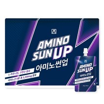 아미노썬업 액상형 6종 아미노산 3300mg 카르니틴 헬스 자전거 운동 부스터 에너지 음료 레몬맛, 1세트, 10포, 10개, 1200g