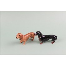[동물도자기] 닥스훈트 강아지 개 (개당 가격), 브라운