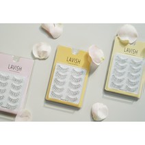 래비쉬 센슈얼 아이래쉬 통속눈썹, W형, 5개