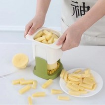 깍두기 기계 야채 절단기 무 자르는 다기능 커터 가정용 핸드 압력 감자 칩 절단 양파 슬라이서 다이 서, 하얀색