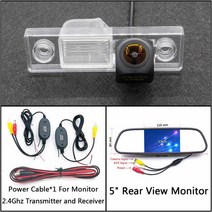 룸미러후방카메라 자동차용 모니터 후방카메라 Chevy Chevrolet Captiva 1280-720 AVEO T250 Cruze Sedan Orlando Spark Epica L, [12] C Wireless 5 inch M