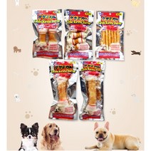 강아지 껌 치석제거 반려용품 덴탈껌 닭고기 치아단련 단백질 베스트상품, 치킨츄 5개