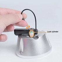 도난방지라벨 도난방지텍100pc 신발 옷 꼬리표 검정/백색 EAS 안전 단단한 RF 8.2MHz 반대로-도난 슈퍼마, 한개옵션0