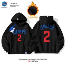 폴조지 후드 티셔츠 티 NBA 트레이닝 복 LA 클리퍼스 팬 매니아 농구 유니폼 저지