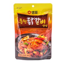 샘표 별미여행 춘천 닭갈비 양념, 180g, 5개