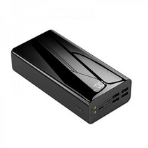 샤오미 대용량 50000mAh 보조배터리 여행 캠핑 고속충전 파워뱅크, 블랙 50000mAh