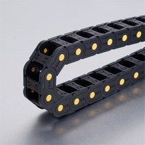 체인 케이블 25*25 38 50 57 77 103mm 반 밀폐형 폐쇄 와이어 전송 캐리어 플라스틱 드래그 Towline CNC 조각 기계, [01] bridge type, [07] Inside Size25x103MM
